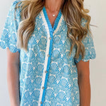 Annie Contrast Detailed Top