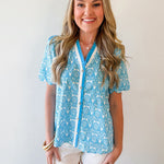 Annie Contrast Detailed Top