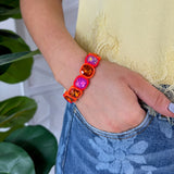 Aurora Stretch Bracelet Orange