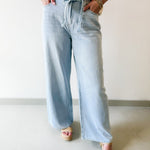 Baggy Straight Linen Jeans