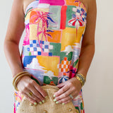 Bahamas Strapless Maxi Dress