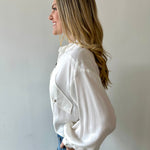 Balloon Sleeve Bomber Jacket