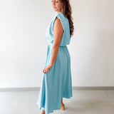 Balloon Top & Box Pleat Skirt Set