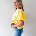 Baroque Applique Accent Top
