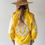 Baroque Applique Detail Top - Yellow