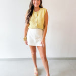 Basic Skort - White