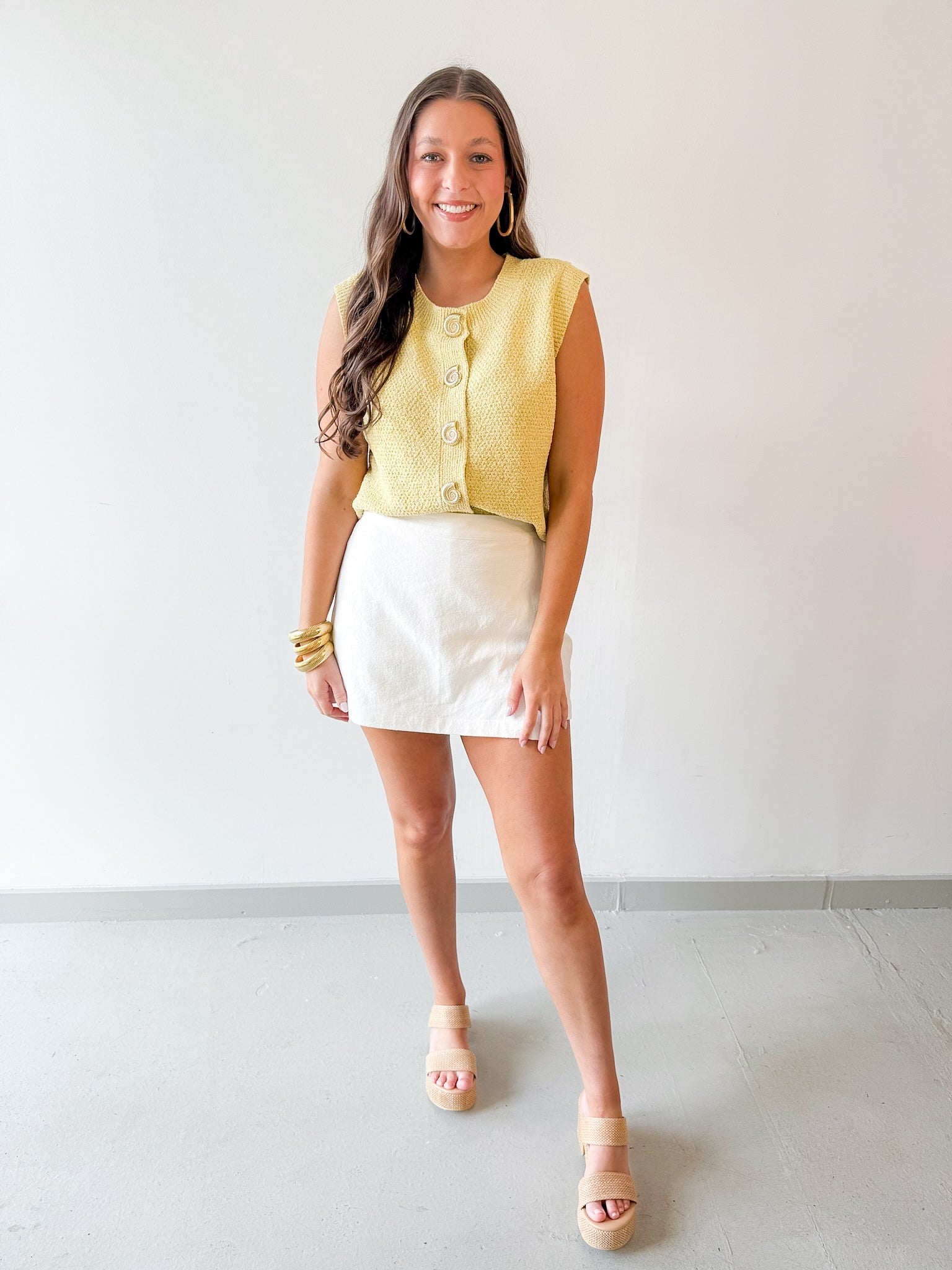 Basic Skort - White