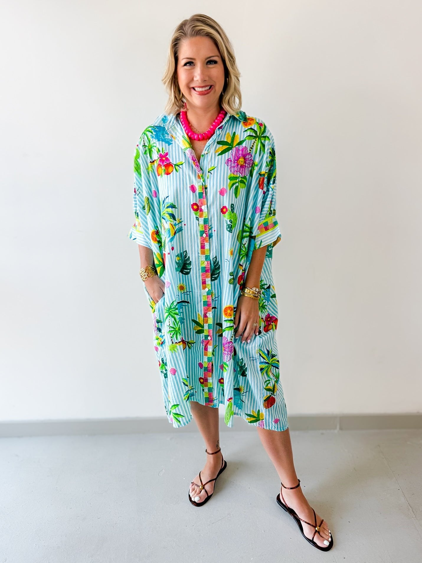 Batwing Flowy Fit Dress