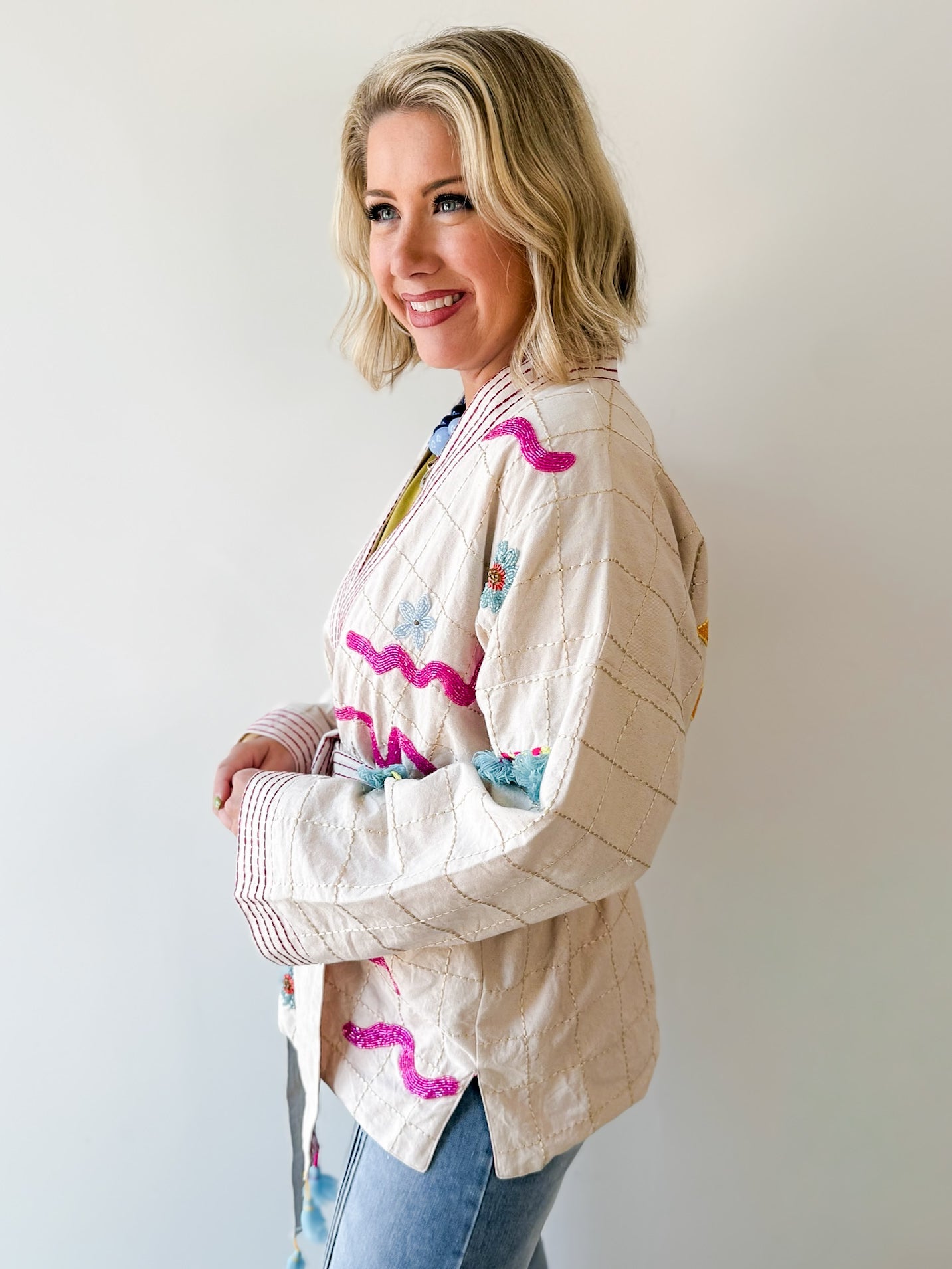 Beaded Kimono