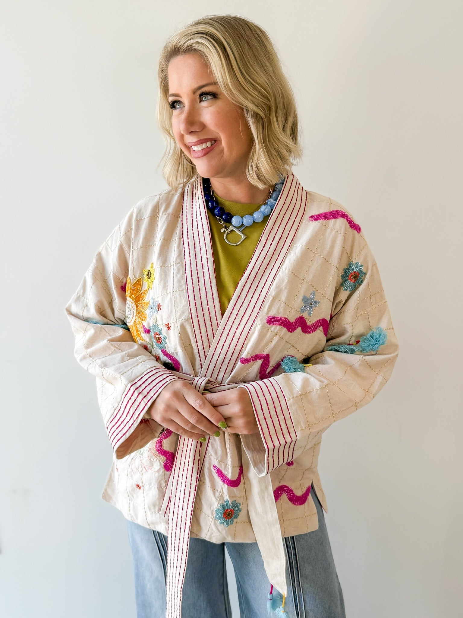 Beaded Kimono
