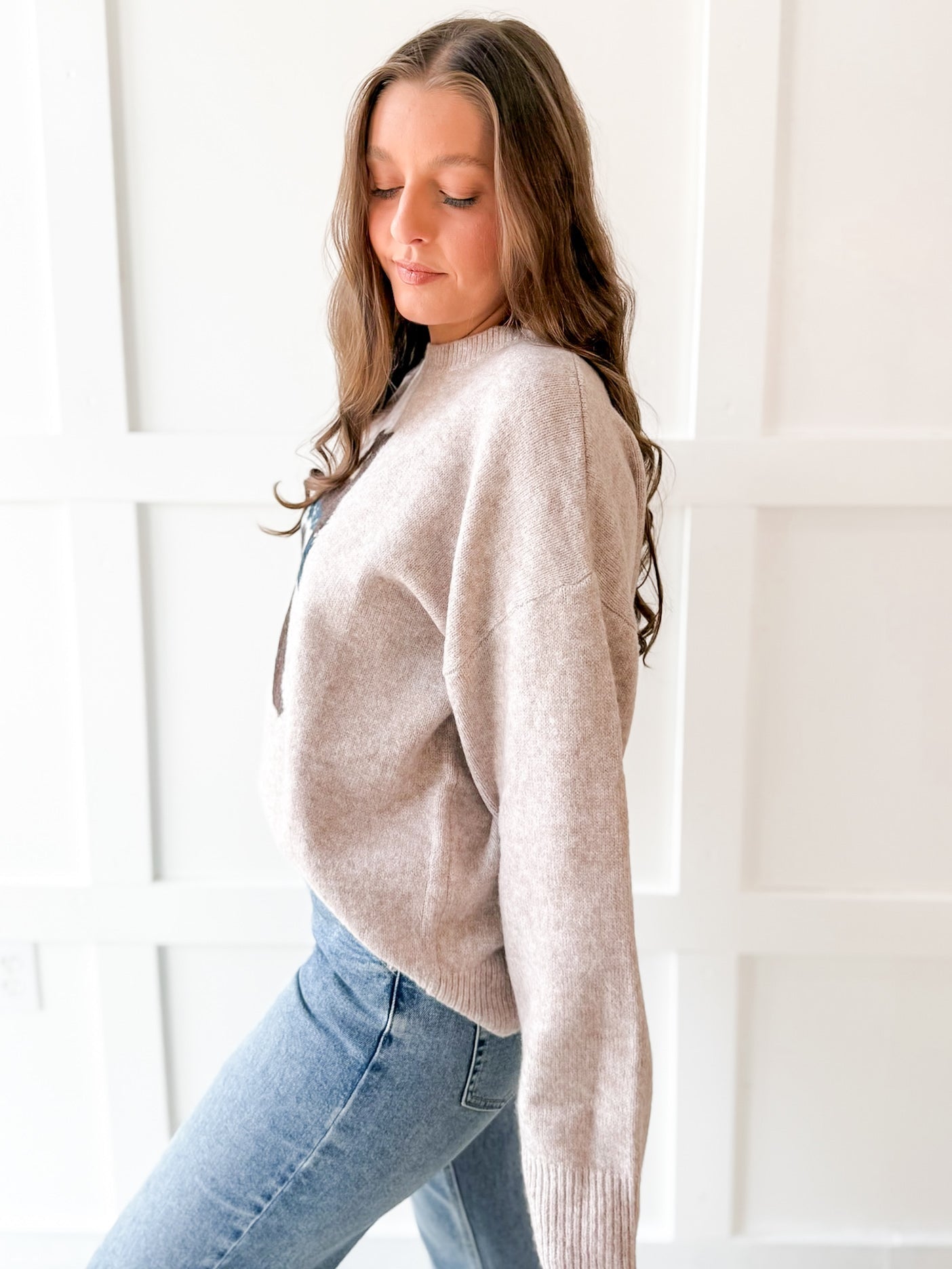 Bear With Salmon Sweater