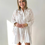 Billie Ivory Tier Sun Dress