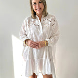 Billie Ivory Tier Sun Dress