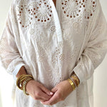 Billie Ivory Tier Sun Dress
