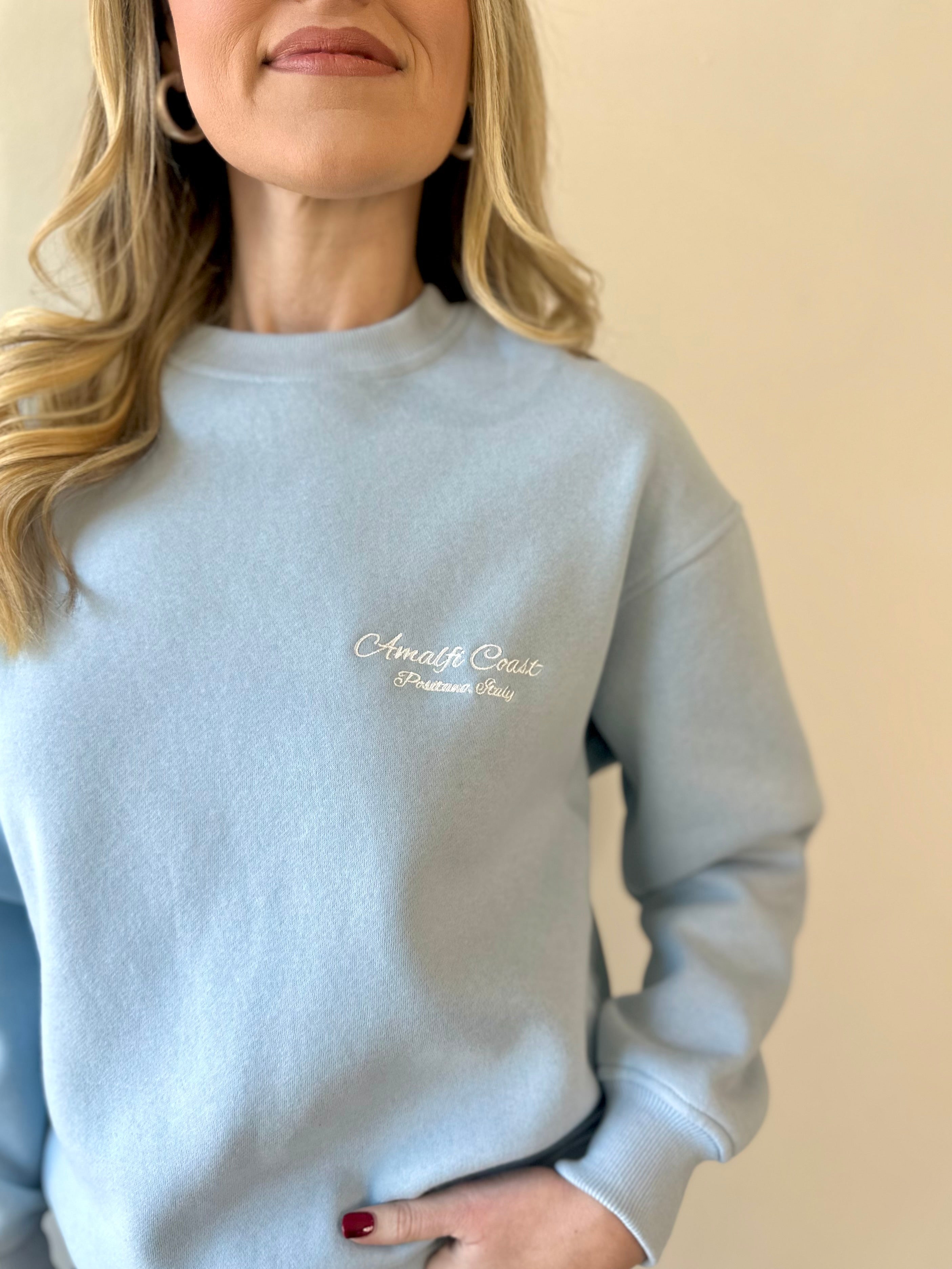Blue Amalfi sweatshirt