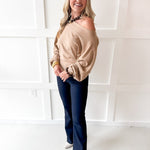 Boat Neck Classic Sweater - Oatmeal