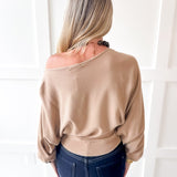 Boat Neck Classic Sweater - Oatmeal