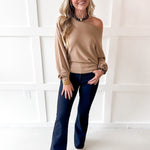 Boat Neck Classic Sweater - Oatmeal