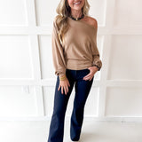 Boat Neck Classic Sweater - Oatmeal