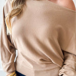 Boat Neck Classic Sweater - Oatmeal