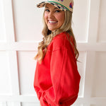 Boat Neck Sweater - Papaya