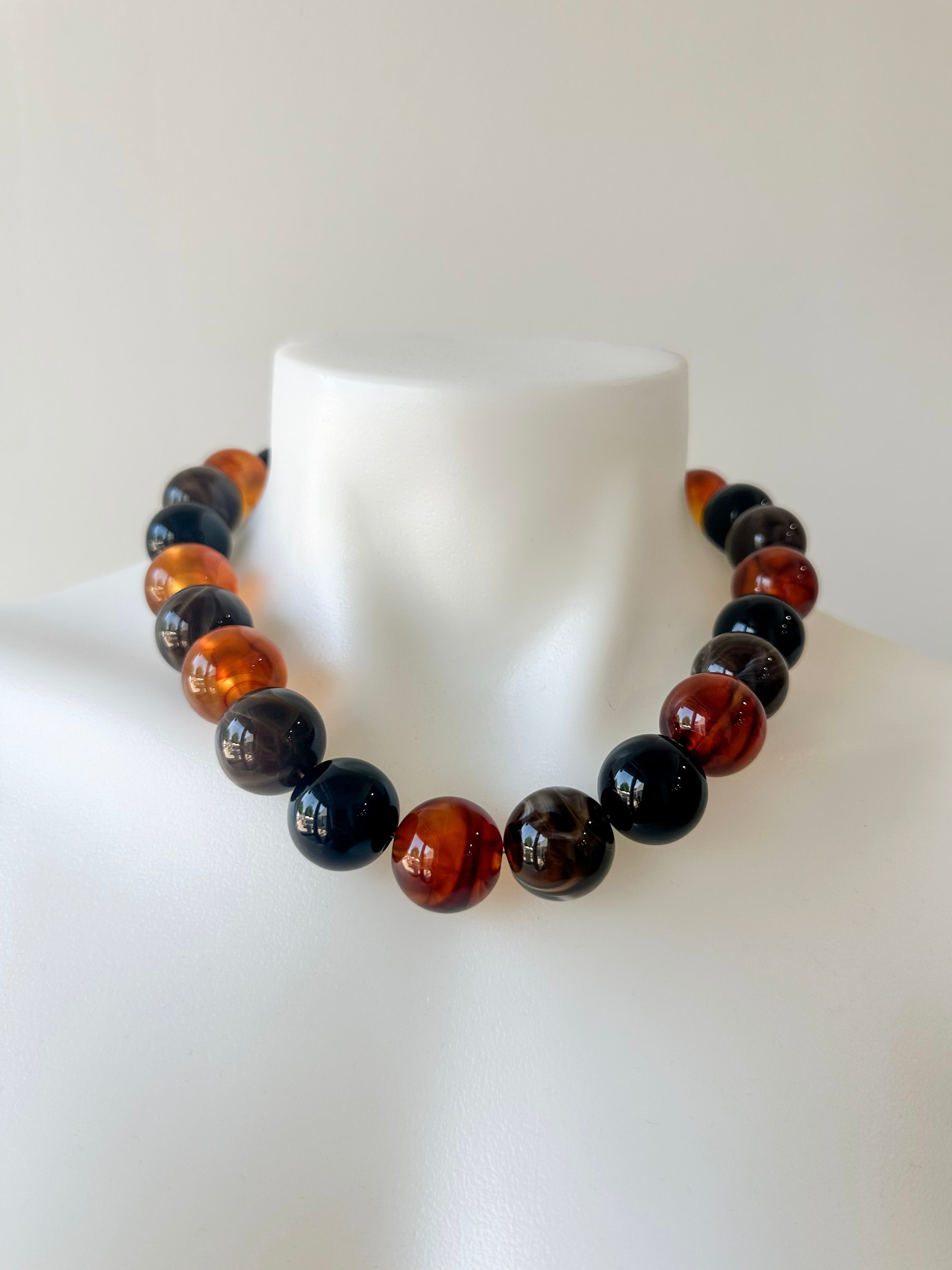 Bohemian Round Beaded Necklace