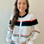 Bold Stripe Cardigan