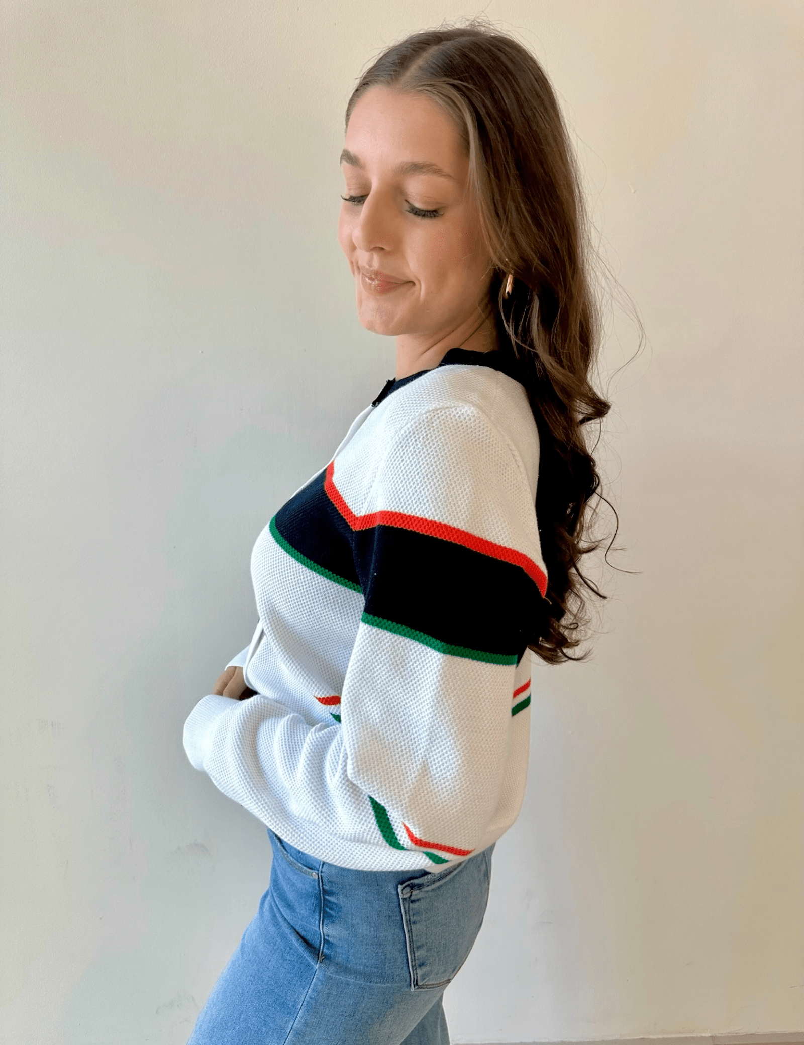 Bold Stripe Cardigan