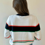 Bold Stripe Cardigan