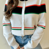 Bold Stripe Cardigan