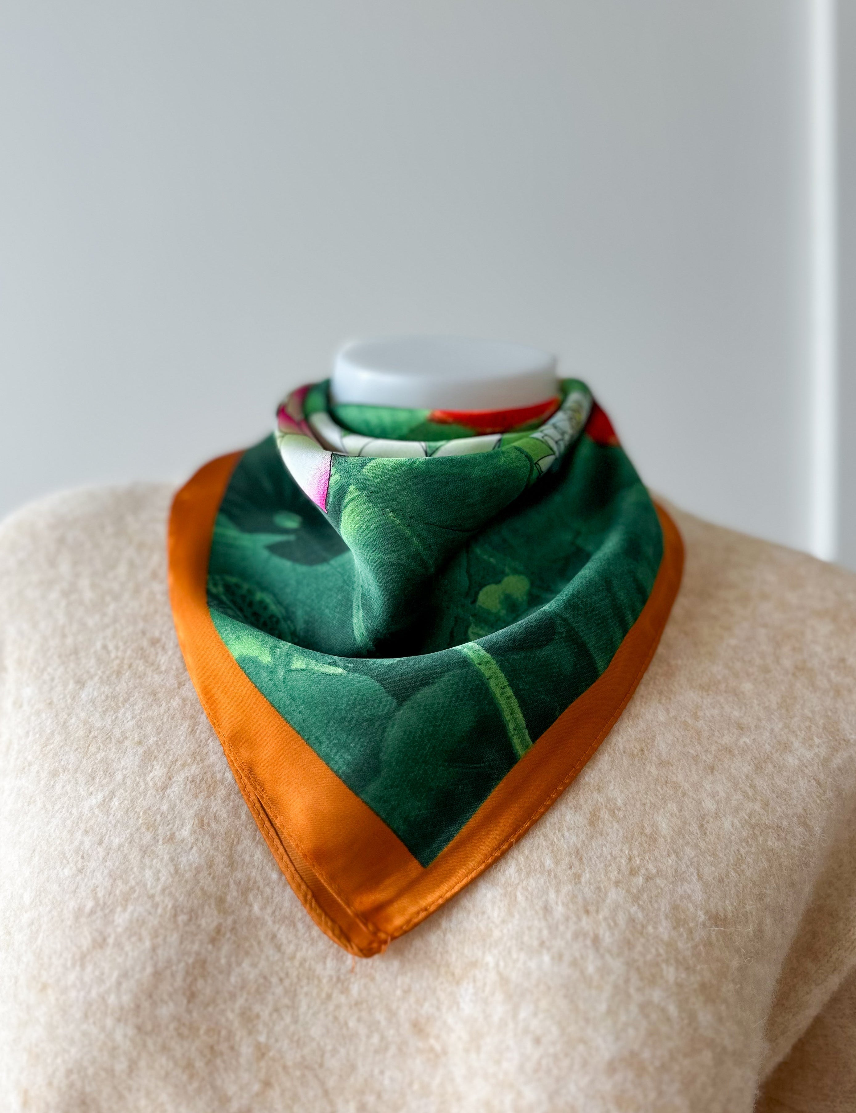 Botanical Flower Scarf