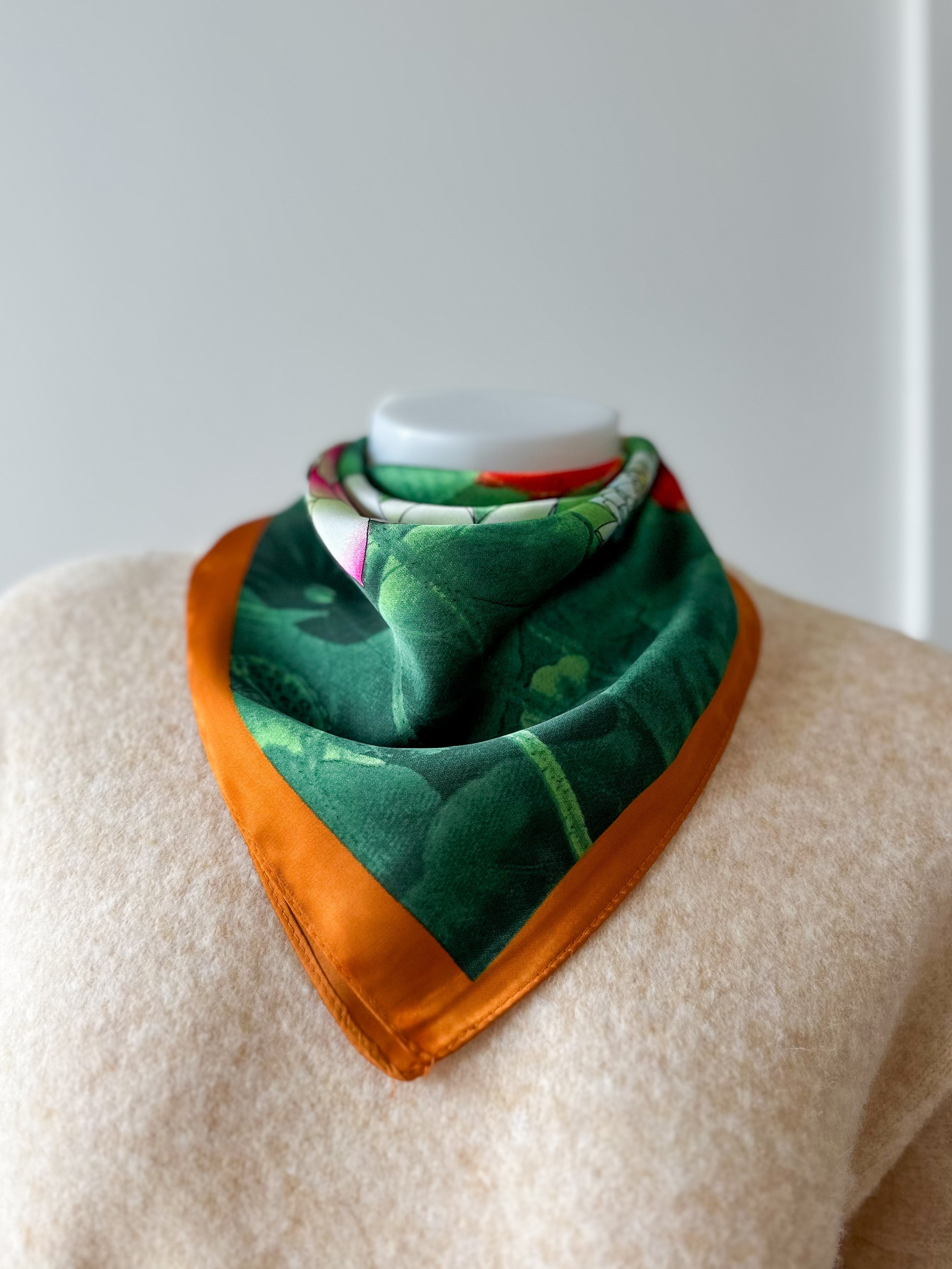 Botanical Flower Scarf