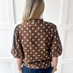 Bow Tie Polka Dot Top