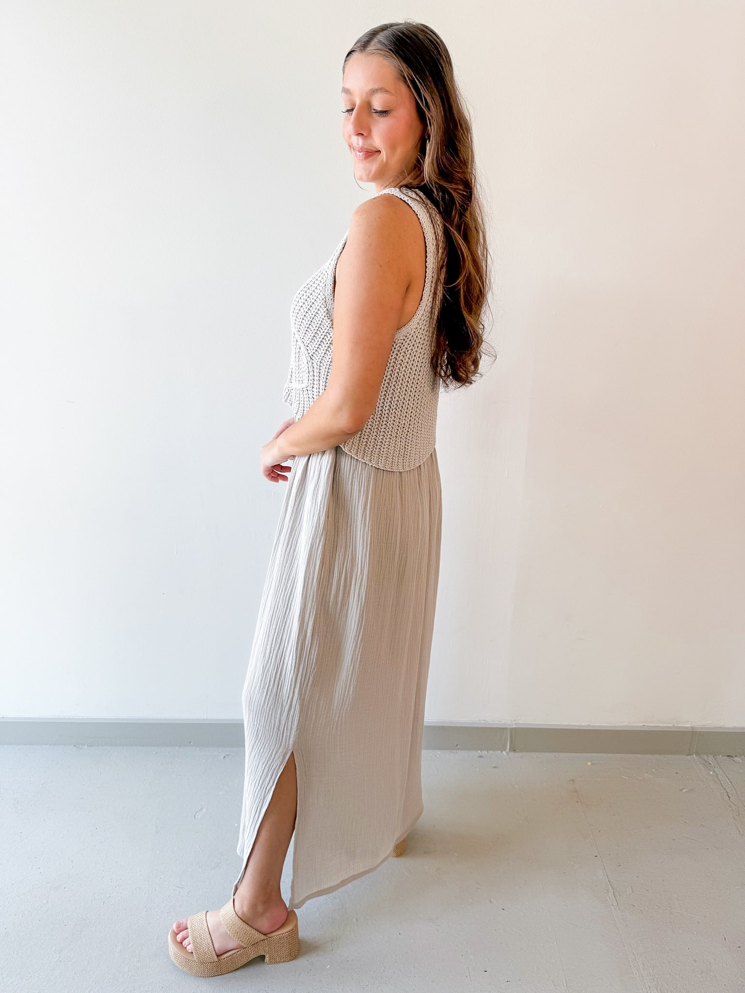 Braylee Sweater Layered Dress