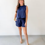 Bubble Hem Top & Short Set