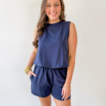 Bubble Hem Top & Short Set