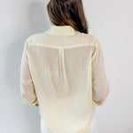 Butter Yellow Embellished Shirt