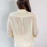 Butter Yellow Embellished Shirt