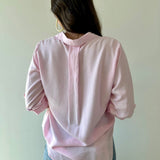 Button Down Tab Sleeve Top