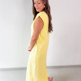 Cap Sleeve Knit Midi Dress