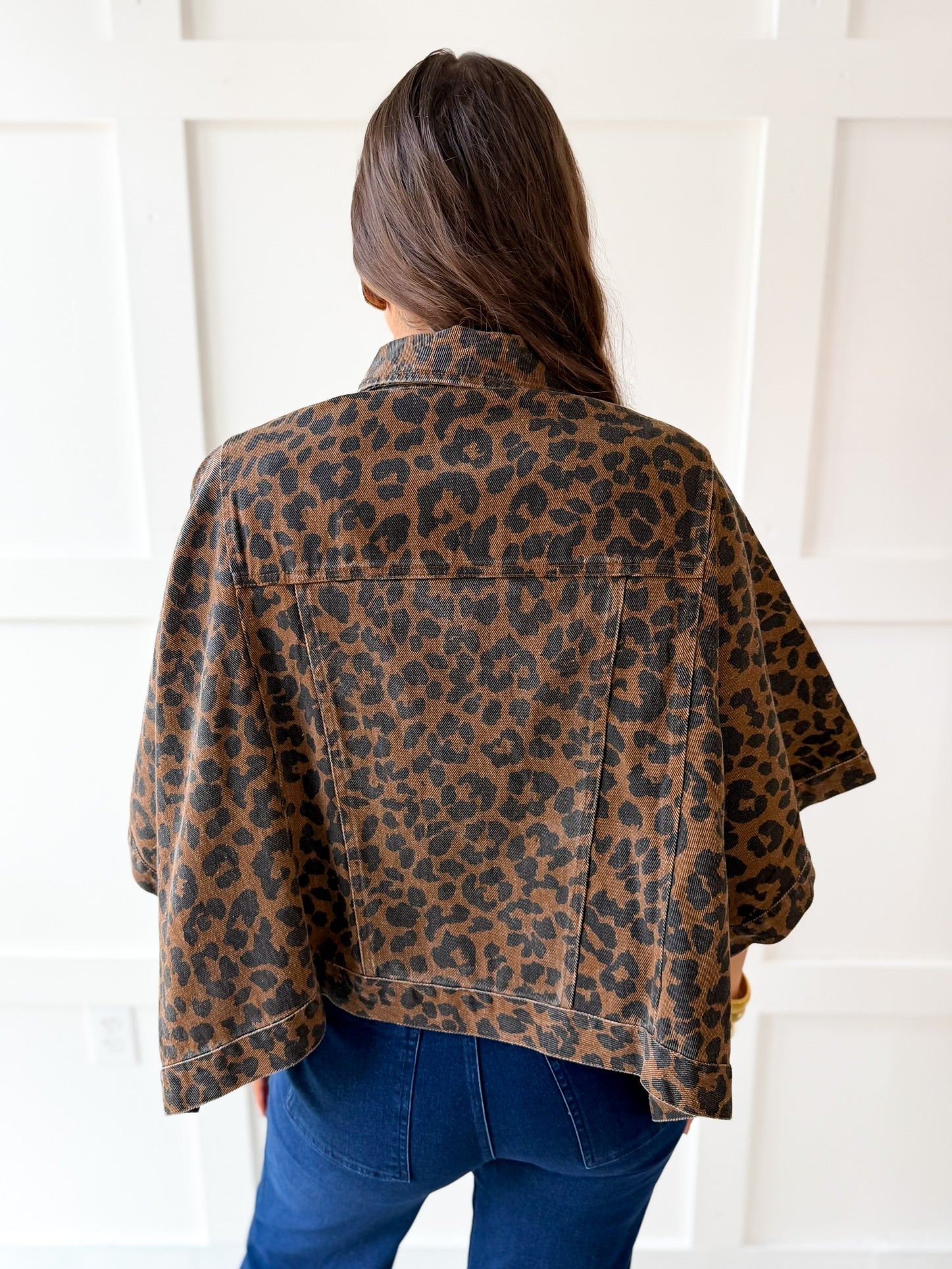 Cape Cardigan - Brown