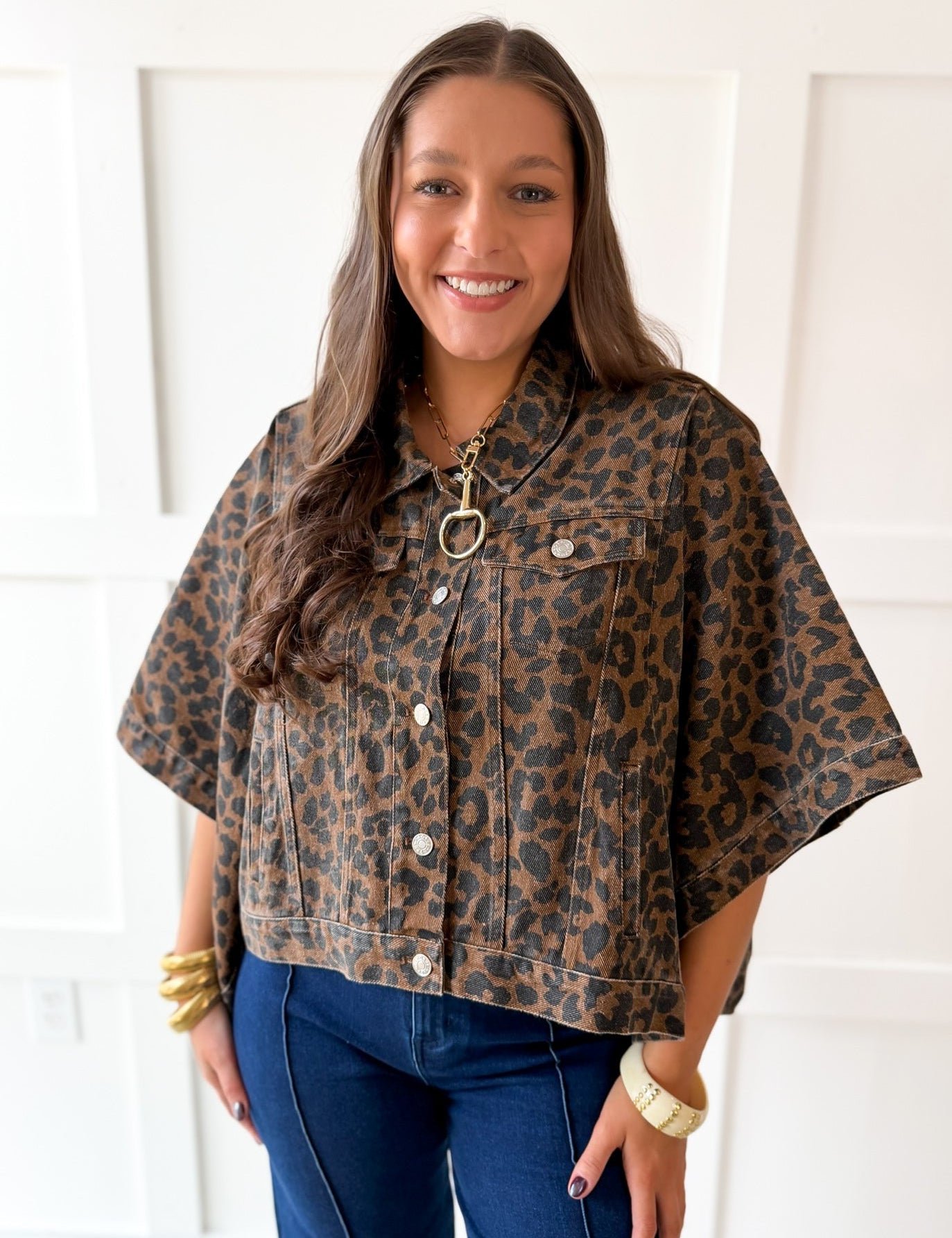 Cape Cardigan - Brown