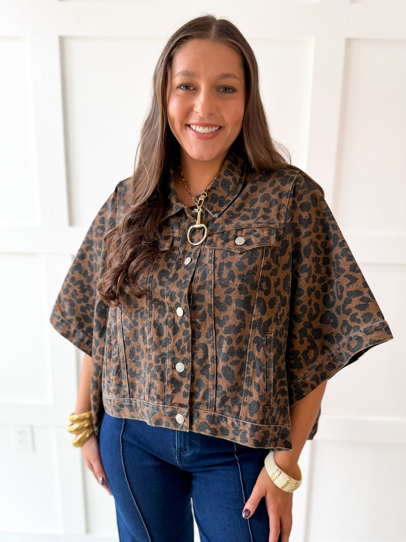 Cape Cardigan - Brown