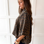 Cape Cardigan - Brown