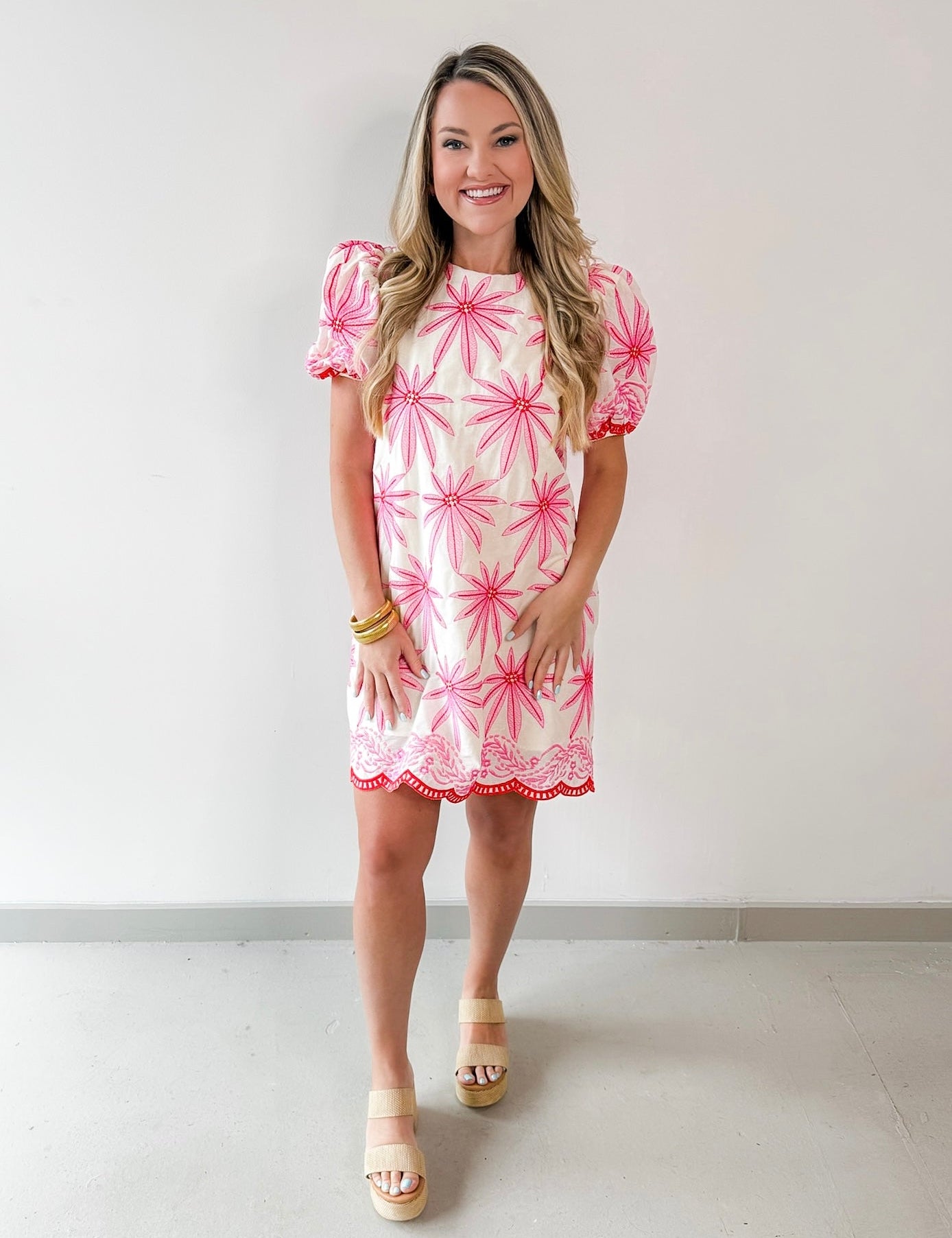 Caroline Floral Mini Dress