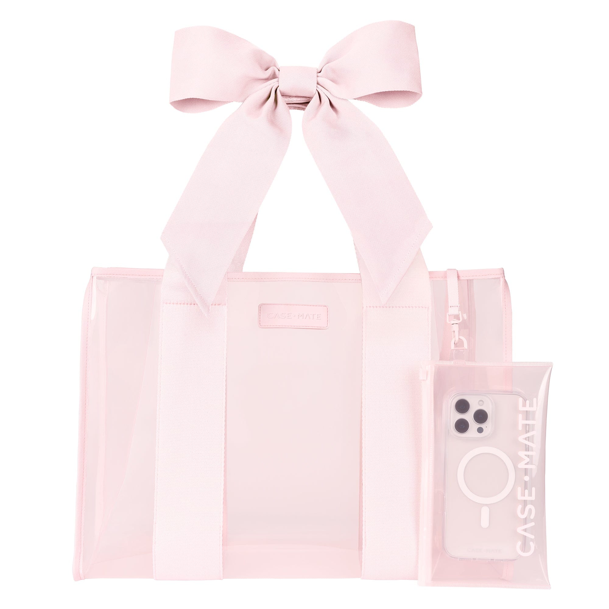 Case•Mate Jelly Tote Bag - Ballet Pink Bow