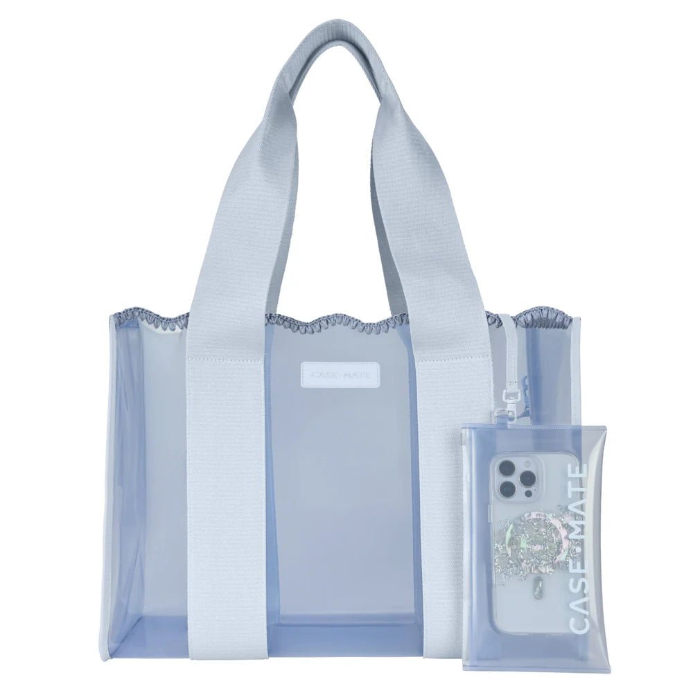 Case•Mate Jelly Tote Bag - Carolina Blue Crochet Wave