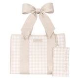 Case•Mate Jelly Tote Bag - Latte Gingham Bow