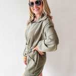 Causal Everyday Collared Romper