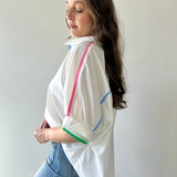 Charlotte Contrast Trim Top